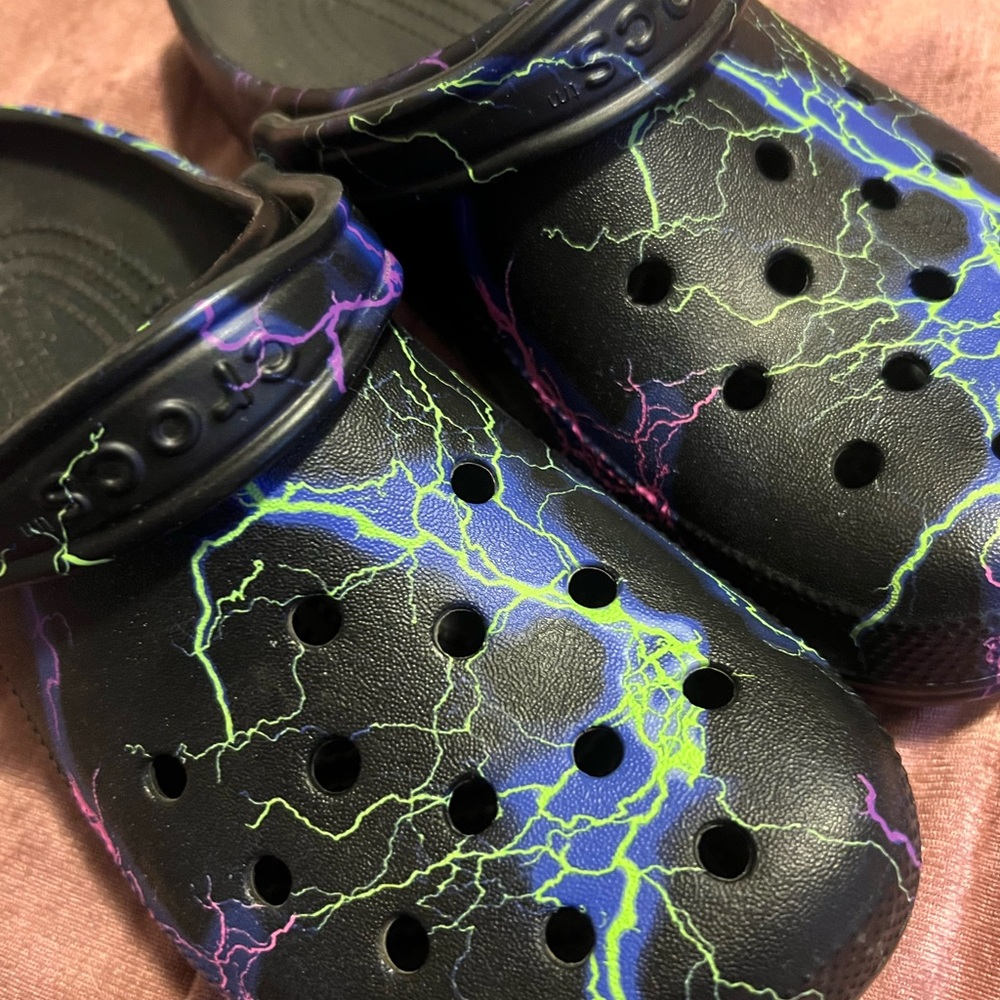 Crocs Electric Black Clogs
